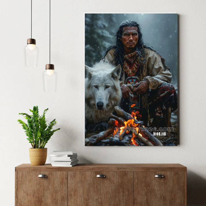 Winter Wolf Alliance Canvas