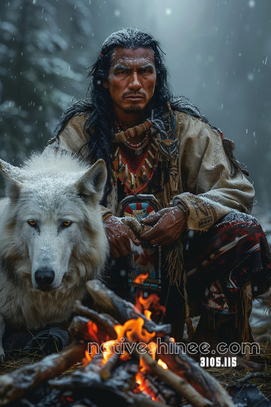 Winter Wolf Alliance Canvas