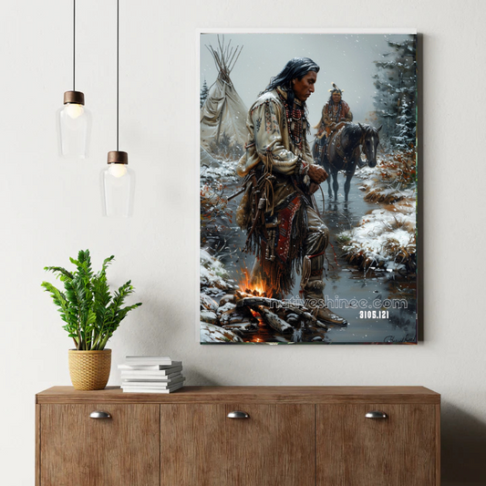 Snowbound Reverence Canvas