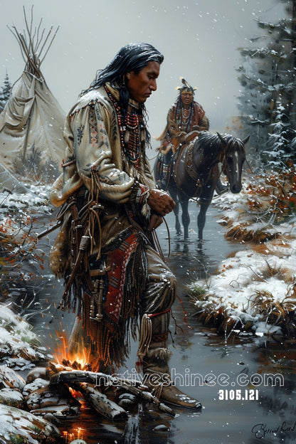 Snowbound Reverence Canvas