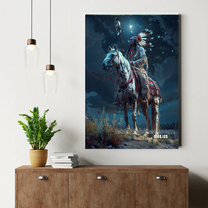 Starlit Sentinel Canvas