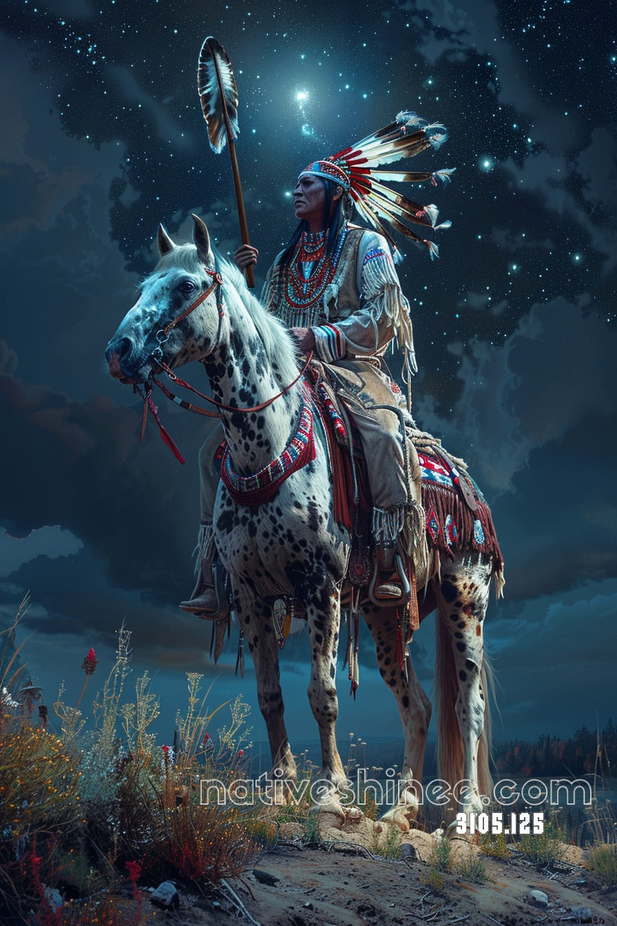 Starlit Sentinel Canvas