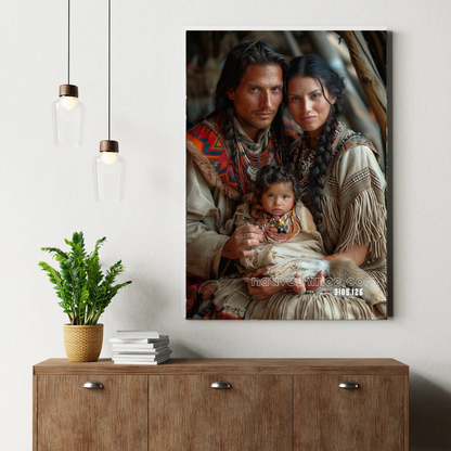 Dance of the Starlit River Canvas