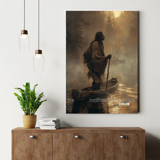 Journey Through the Mist Canvas