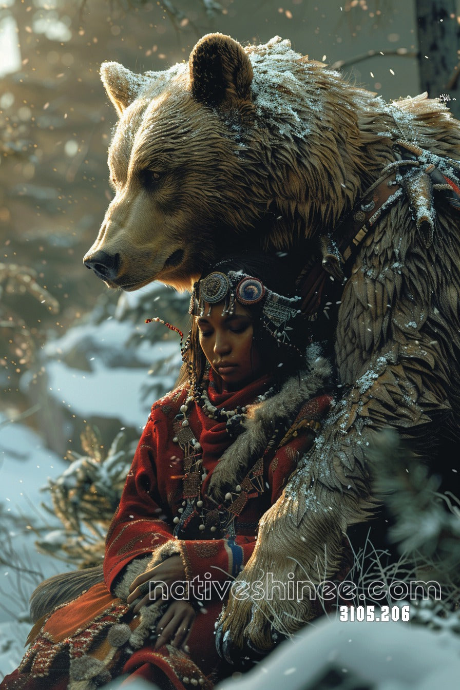 Embrace of the Great Bear Canvas