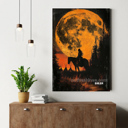 Harvest Moon Rider Canvas