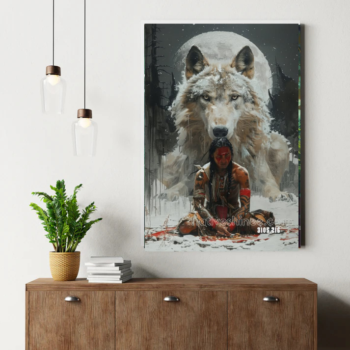 Protector of the Sunlit Mesa Canvas