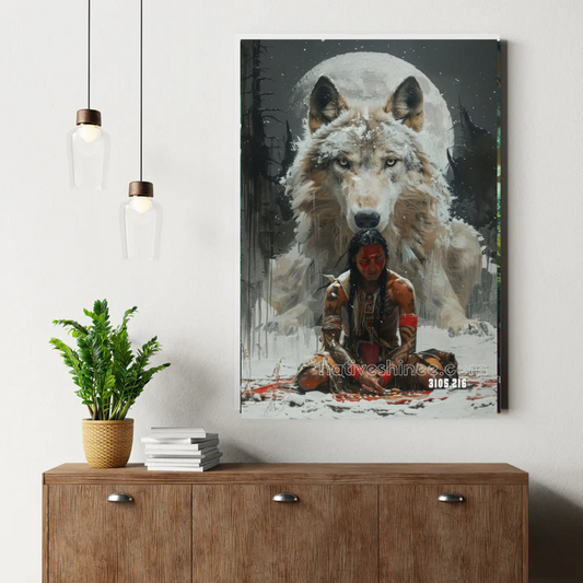 Protector of the Sunlit Mesa Canvas