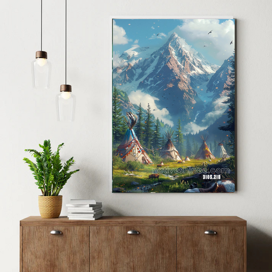 Valley of the Tipis Canvas