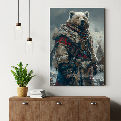 Arctic Bear Chieftain Canvas