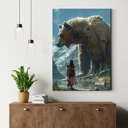 Majestic Encounter Canvas