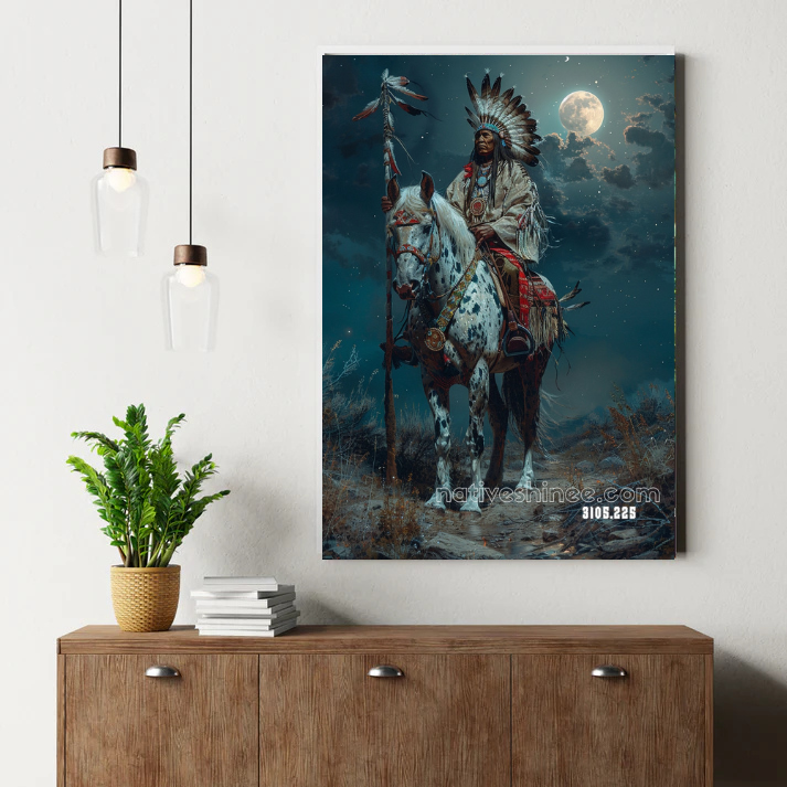 Moonlit Sentinel Canvas