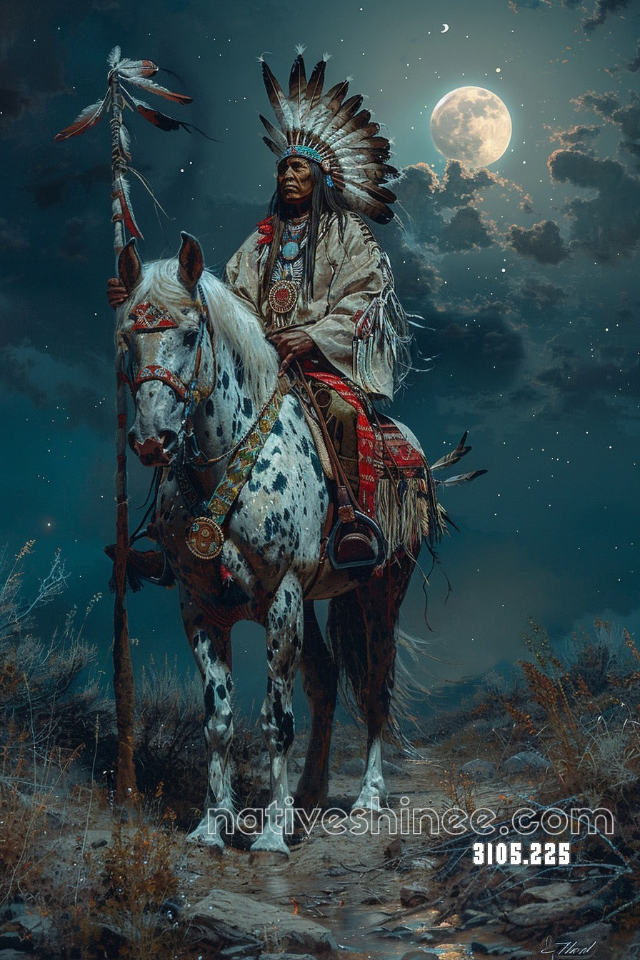 Moonlit Sentinel Canvas