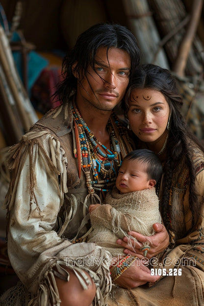 Sacred Family Embrace Canvas