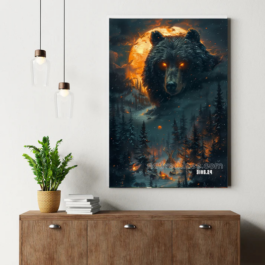 Song of the Sunlit Coyote Canvas