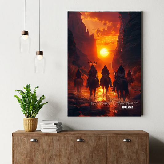 Creek Wood Child Canvas