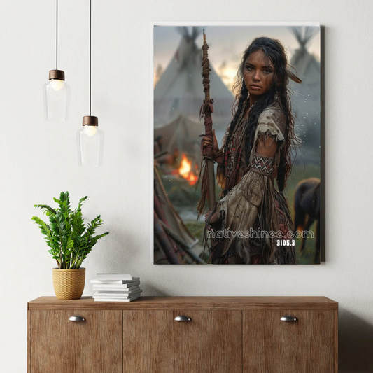 Twilight Huntress Canvas