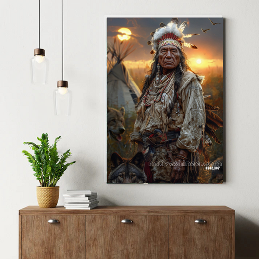 Whispers of the Frosted Valley Canvas