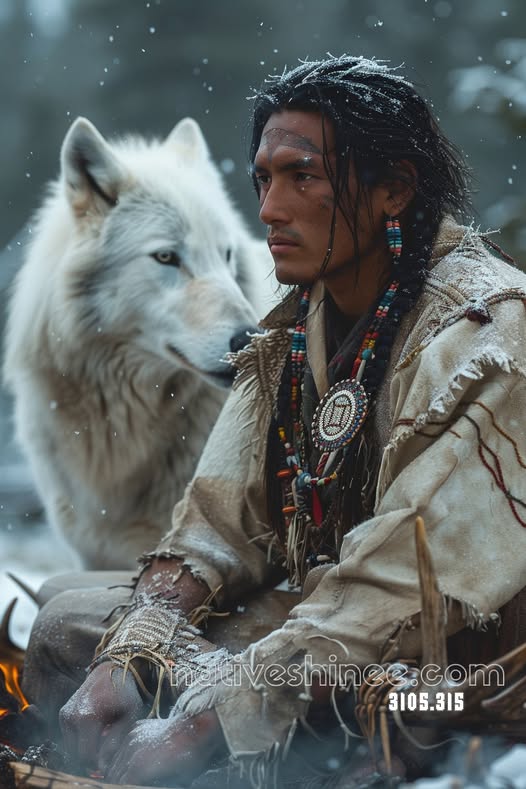 Elder of the Misty Morning Prayer Canvas