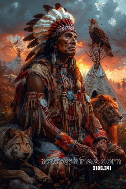 Spirit of the Wild Guardians Canvas