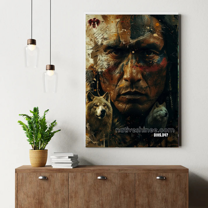 Painted Soul Guardian Canvas