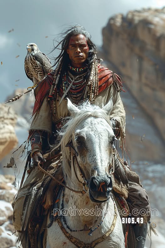 Rider of the Eagle Spirit Canvas