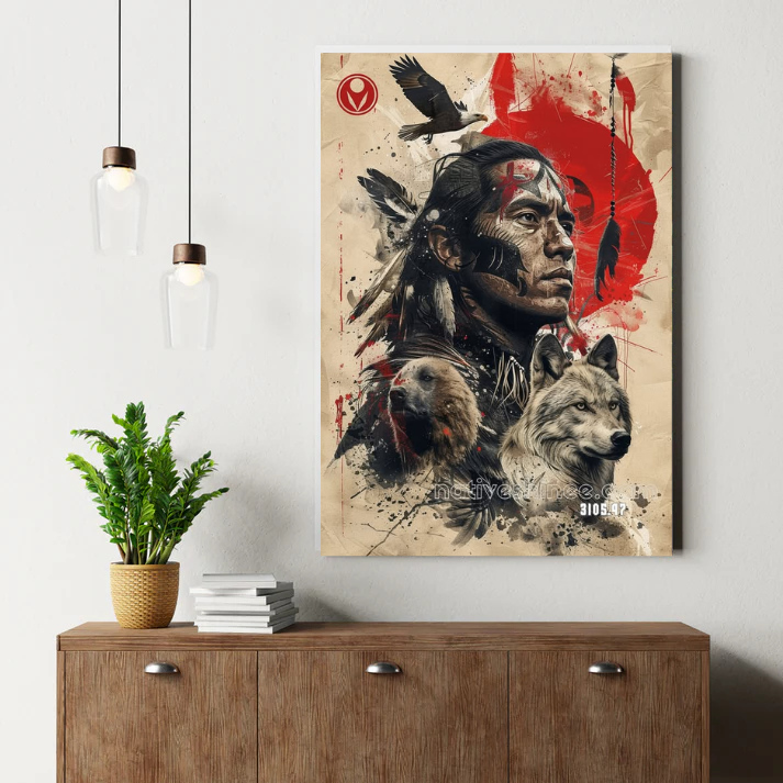 Eclipse of the Crimson Pack Canvas