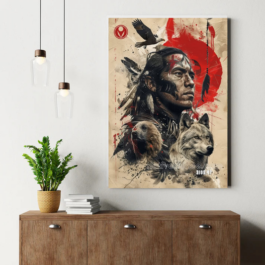 Eclipse of the Crimson Pack Canvas