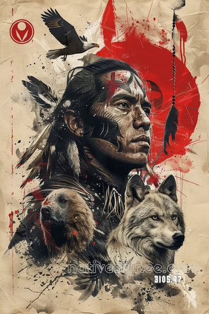 Eclipse of the Crimson Pack Canvas