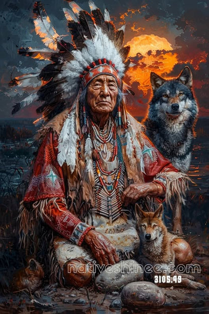 Steward of the Sunlit Mesa Canvas