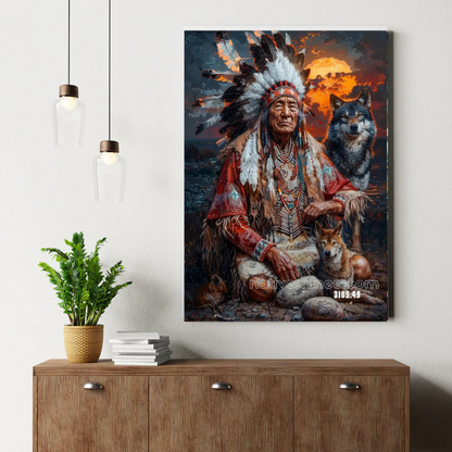 Steward of the Sunlit Mesa Canvas