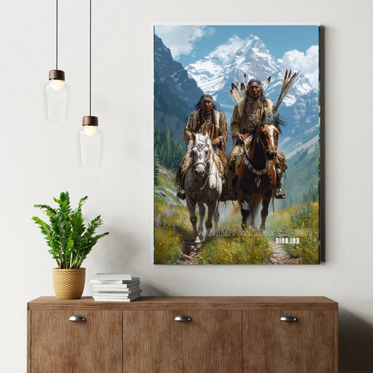 Dance of the Spring Raven Canvas