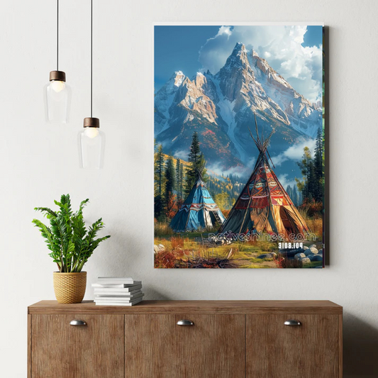 Guardians of the Sacred Peaks Canvas