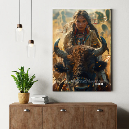 Invocation of the Summer Raven Canvas