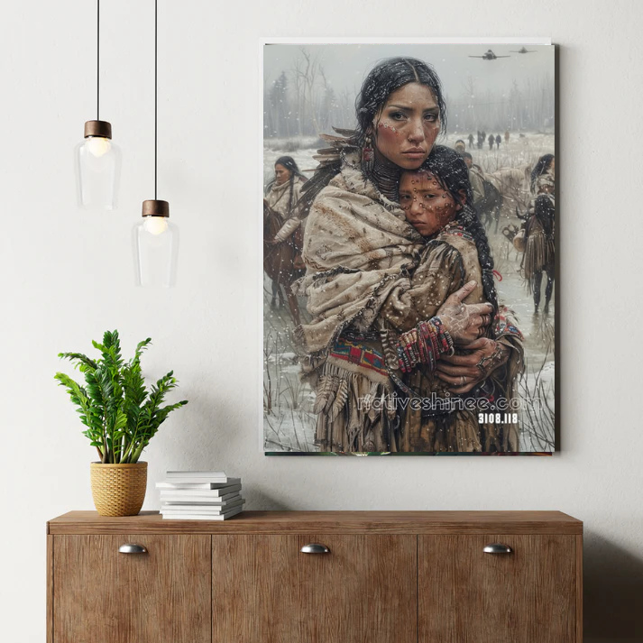 Chant of the Autumn Hawk Canvas