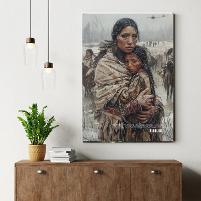 Chant of the Autumn Hawk Canvas