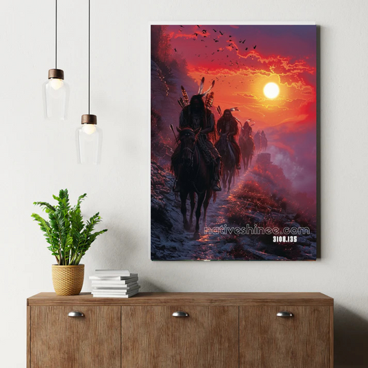 Song of the Winter Eagle Canvas