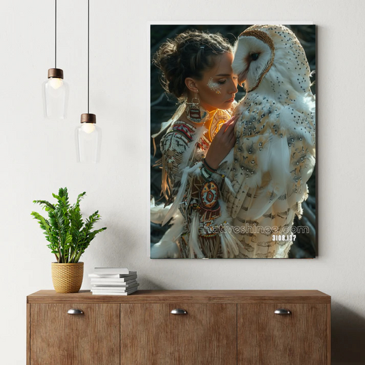 Chant of the Autumn Wolf Canvas