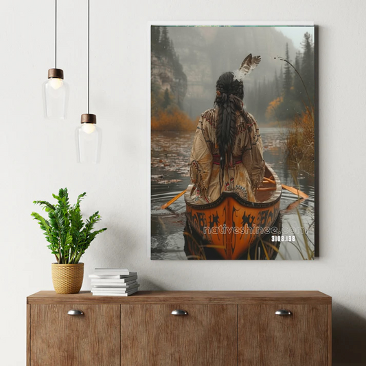 Prayer of the Summer Wolf Canvas