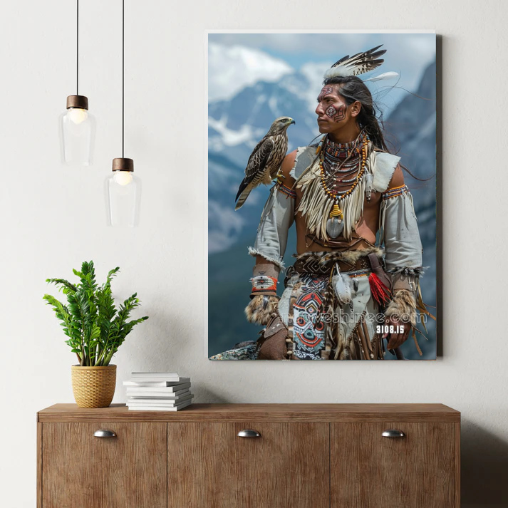 Morning Plains Guardian Canvas