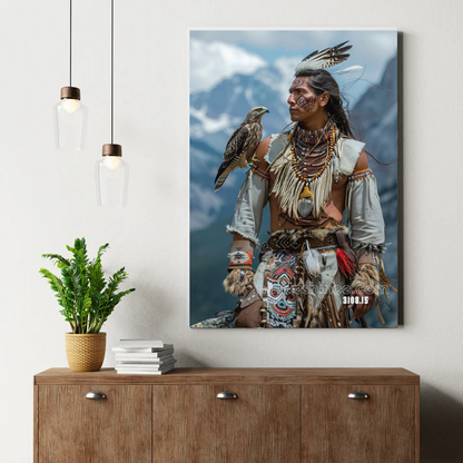 Morning Plains Guardian Canvas