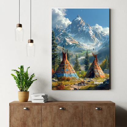 Whispers of the Mountain Spirits Canvas