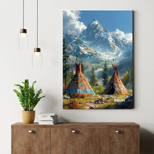 Whispers of the Mountain Spirits Canvas