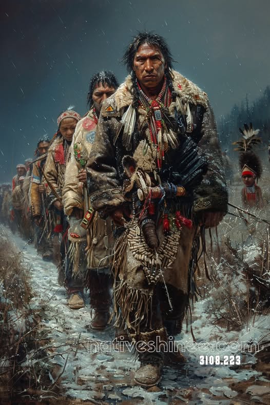 The Long Winter March Canvas