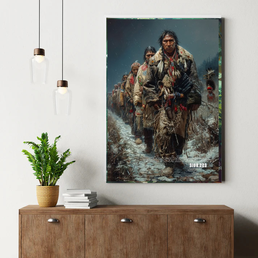 The Long Winter March Canvas