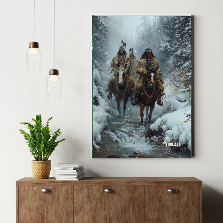 Through the Winter Silence Canvas