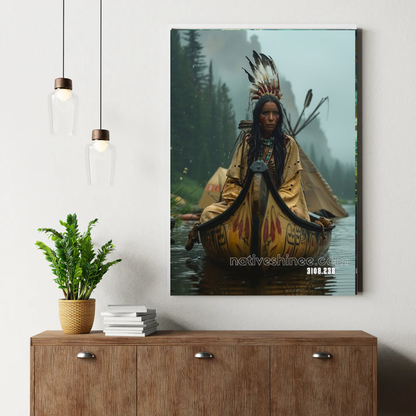The Journey of the River Spirit Canvas