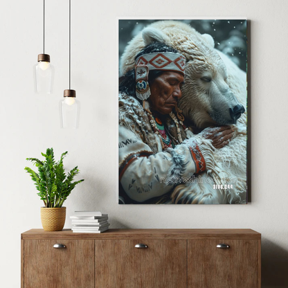 Embrace of the Northern Spirit Canvas