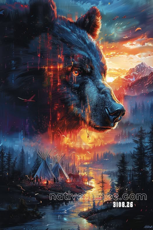 Midnight River Sentinel Canvas