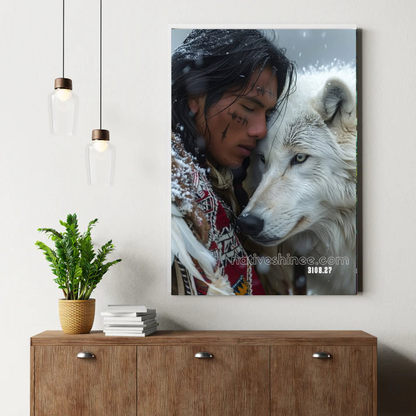 Wolf Spirit Bond Canvas